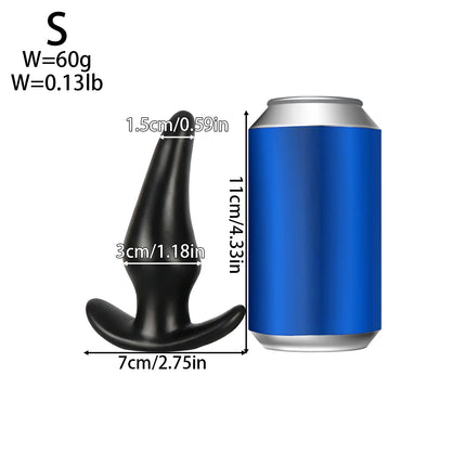 Huge Fantasy Anal Plug Black Big Long Anal Butt Plug Adult Sex Toys Butt Plug Dildo Dilator Training Expansion For Gay Men Women