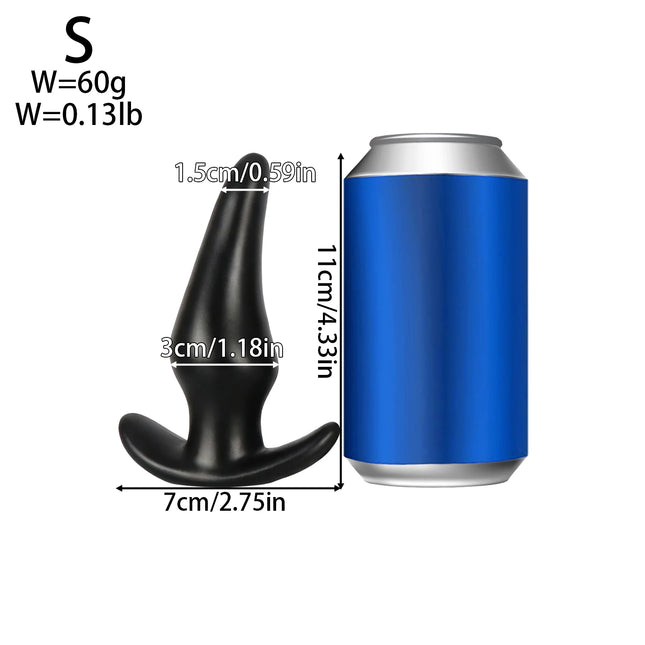 Huge Fantasy Anal Plug Black Big Long Anal Butt Plug Adult Sex Toys Butt Plug Dildo Dilator Training Expansion For Gay Men Women