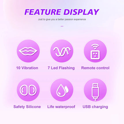LED Colorful Light Butt Plug for Women Men Anal Plug Vibrator Wireless Remote Control Buttplug Prostate Massager Adults Sex Toys