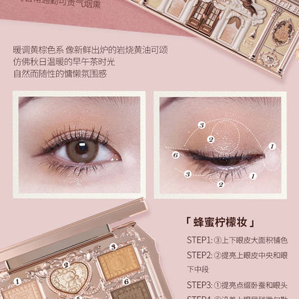 Flower Knows Makeup The Sweetie Bear Collection Eyeshadow Palette 6 Colors Glitter Matte Bronzer Multi Use Kawaii  Cosmetics