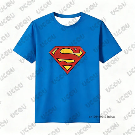 Men's Trousers Tracksuit Batman & Superman Print Tshirt+Pajamas Pant Set Couple Casual Suit Oversize Clothes 2 Piece Outfits