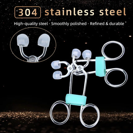 QKKQ Handheld Stainless Steel Nipple Clamp Nipples Stimulator Sexy Tools Teat Bondage For Women Couple Intimate Game BDSM Toys
