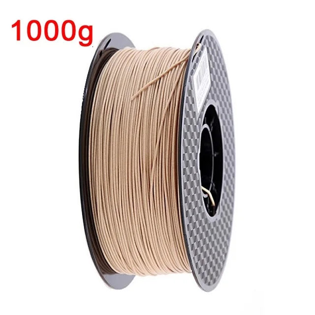 Wood Filament PLA 1.75mm 1kg/500g/250g/200g 3D Printer Filament Wood Powder PLA Light Walnut Oak Cherry Black Color High Speed