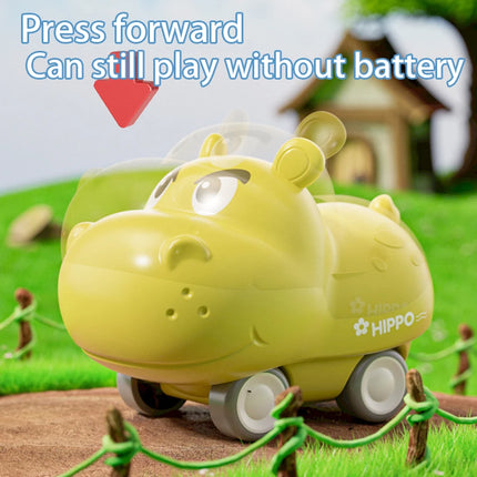 Hippo Push Car, Cute Pet Animal Toy Car, Cute Cartoon Animal Toy Car, Parent-Child Interaction