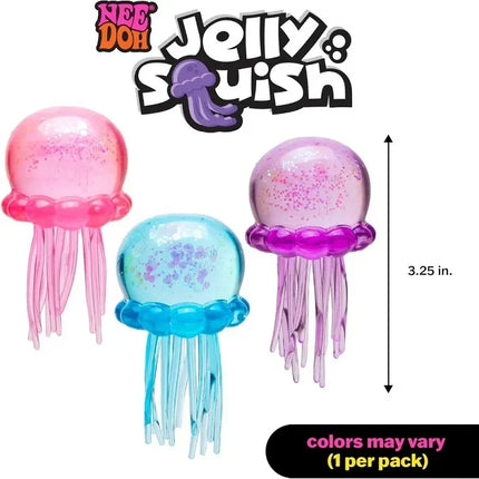 Schylling Needoh Fuzz Ball Jellyfish Squishy Blind Box Soft Stress Relief Squishies Toy Cute Relaxing Squeeze Sensory Toy ******