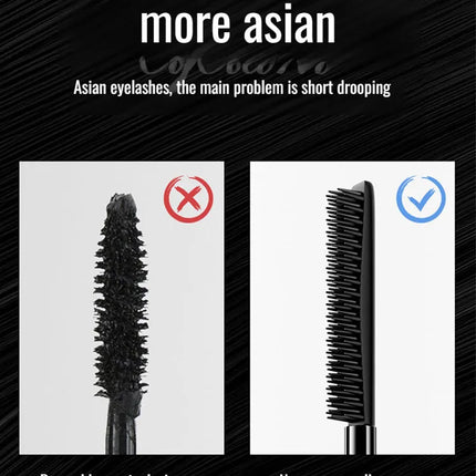 Black Volume Curl Mascara Defining Mascara Lengthening Waterproof  Mascara Waterproof Extra Volume Long -lasting Hyper-Curl