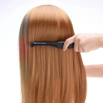 Professional Hair Tail Combs Stainless Steel Salon Cut Styling Comb Spiked Hair Care Styling Tools Barber Accessories Fine Teeth