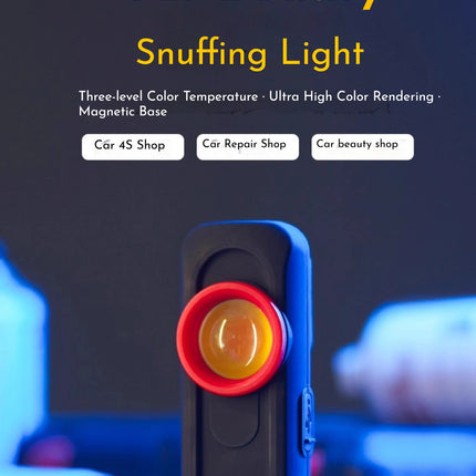 FUNAYA Portable Flashlight Car Detailing Tools Car Paint Finish Lamp Scan Swirl Magnetic Grip Multi Auto Repair Working Lights