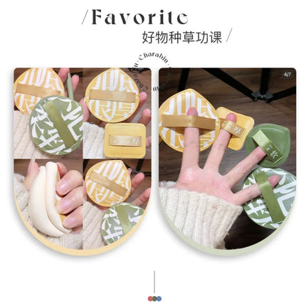 9 PCS/Set Air Cushion Cosmetic Puff Set Makeup Cotton Candy Sponge Soft Leather Clip Wet Dry Use Beauty Tools Maquiagem