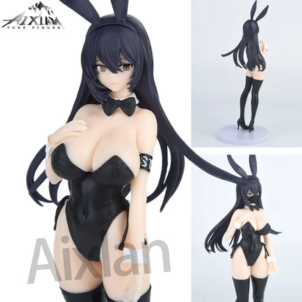25cm B full Japanese Sexy Nude Girl Kuro Bunny Kouhai chan Mask ver1/7 PVC Action Figure Toy Adults Collection Model Doll gift