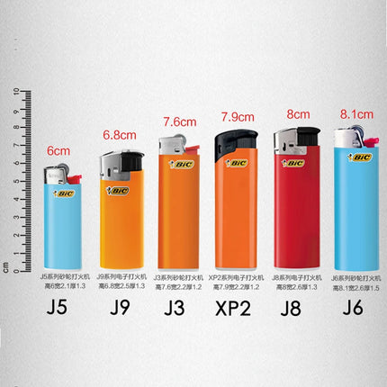 Series Dolphin Metal Case Covered Leather Shell for France Small BIC Lighter j5 J25