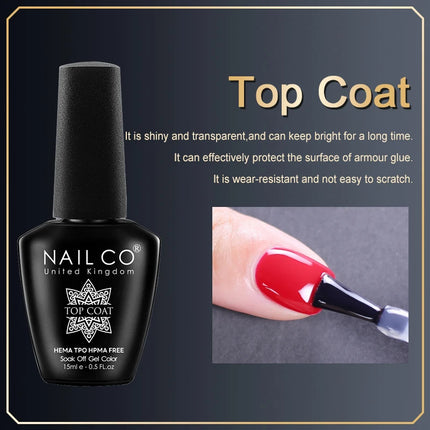 NAILCO 283Colors Gel Nail Polish Top Base Vernis Semi Permanent UV Gel Varnish Nails Art Varnish Hybrid Manicure