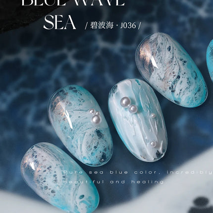 MR NAIL 10color Wave Gel Nail Halo dye Nail Art Bubble Hole Gel Rapid Smudging Special For Marble Wave Nail Art For Nail Salon
