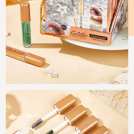 Silver Diamond Glitter Mascara Fast Dry Eyelashes Curls Extension Make-Up Waterproof Long-lasting Lengthens Eye Lash Mascara