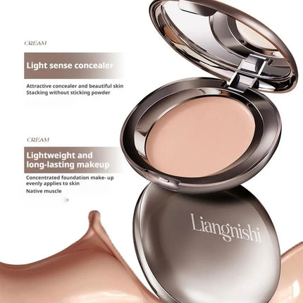 High Coverage Concealer Foundation Cream Anti Dark Circle Freckles Long-lasting Waterproof Brightening Skin Tone Makeup Base