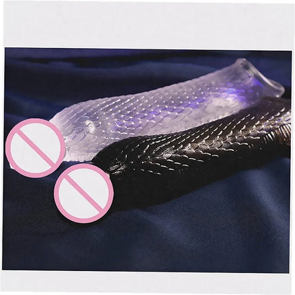 Premium Silicone Penis Sleeve Extender Vibrating Cock Ring High Elasticity Reusable Delay Ejaculation Sex Toys For Men Adult
