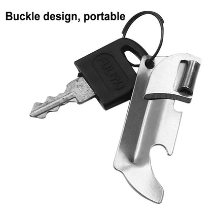 Multifunctional Army Hiking Tool Portable Bottle Tin Tin Bottle Opener Camping Survival Kit For Camping Enthusiasts