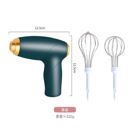 Electric mixer Milk foaming machine Cream mixer 3-speed hand-held egg beater foam machine Kitchen mixing tool
