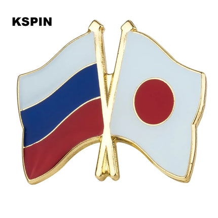 Russia Flag Laple Pin Badge Brooch