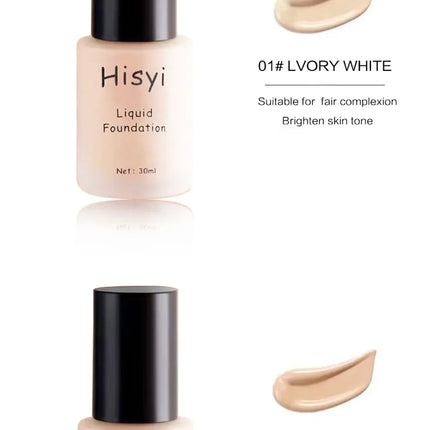 Liquid foundation - Oil-control & long-lasting matte finish, water-resistant, even out skin tone - Perfect natural Korean makeup