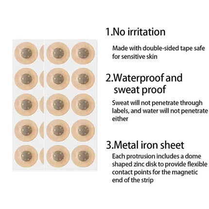 10/100/200 Pcs Nasal Strips Magnetic Nose Patches Nose Breathe Strips Suction Iron Sleep Increase Air Anti Snoring Tool Dilators