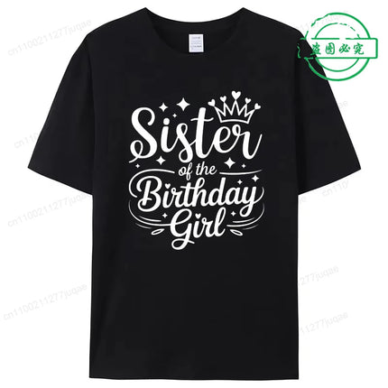 Family Matching Shirts Birthday Girl Family Party Outfits for Parents Kids Family Dad, Sister,mom of The Birthday Girl Tops Gift