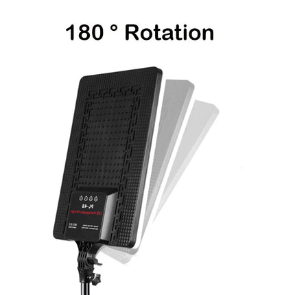 Big Size Fill Lamp Light Photo Studio LED Video Panel Photography Lighting With Tripod Stand Long Arm EU Plug For Live Stream