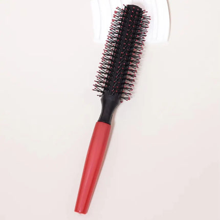 Professional cylindrical curling comb, anti slip handle, hair salon tool suitable for curling hair, special for real hair wigs