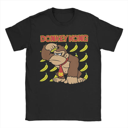 Donkey Kong T Shirt For Men Women 100%Cotton Clothes Novelty  Video Game Round Neck Short Sleeve