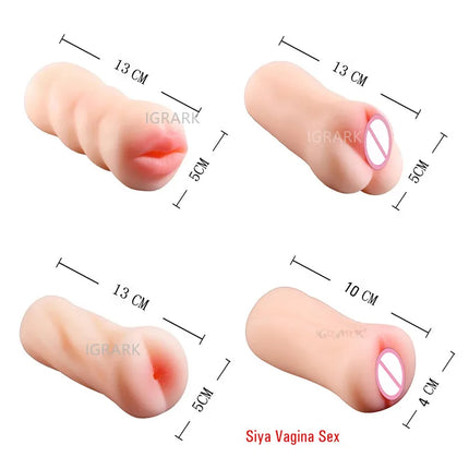 Sex Real Vagina Pussy Male Masturbator Mouth Oral Licking Anal Ass Masturbation Cup Adult Games Erotic Products Sex Toys for Men