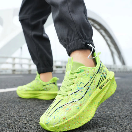 Marathon Men Running Shoes Breathable Outdoor Sports Shoes Lightweight Sneakers for men Comfortable Athletic Training Footwear