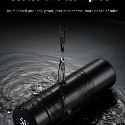 500ML Temperature Display Thermos Cup Stainless Steel Divided Thermos Bottle Outdoor Vacuum Insulated Cup Father's Day Gift