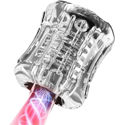 Male Masturbator Soft Pussy Penis Sleeve Sex Toys Transparent Crystal Vagina Adult Goods for Men Textured Tunnel Pocket Pussy