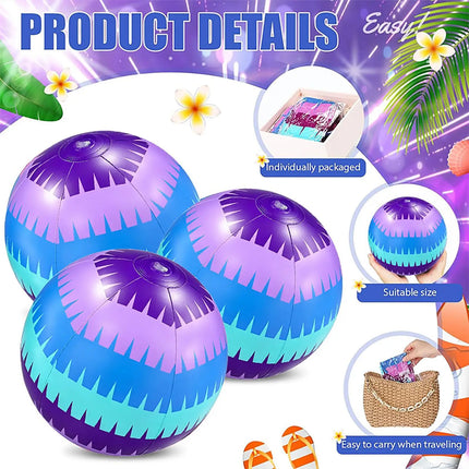 Beach Balls Inflatable Outdoor Pool Party Toy for Kids Boys Girls Teens Young Adults Backyard Beach Party Vacation Travel ﻿