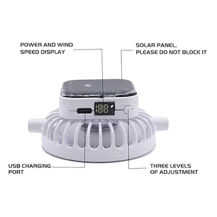 Solar USB Rechargeable Fan Hat Breathable Summer Cap Anti UV Baseball Cap for Hiking Fishing Outdoor Sports Father Day Gift
