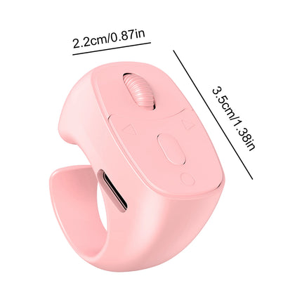 BT 5.3 Remote Control Mouse Video Flipping And Browsing Finger Ring Mouse Scrolling Ring Wireless Camera Shutter Selfie Button