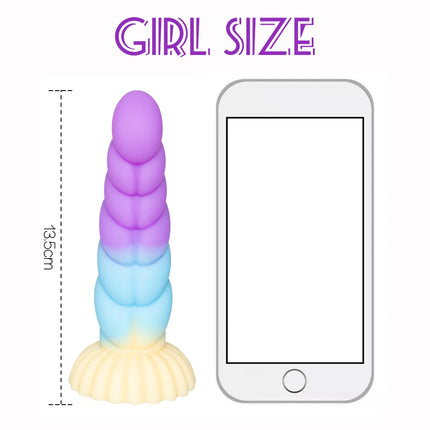 Cute Soft Dildo Female Masturbator Sexy Toys For Full Girl Skin Feeling Realistic Penis Silicone Suction Cup Dildos Women