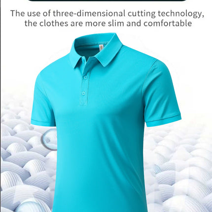Men's Summer Solid Color Polo Shirt 13 Colors Available Upgraded Fabric Casual Sportswear Top Perfect for Business