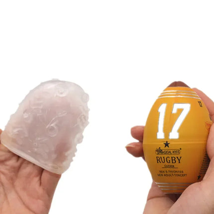 Male Masturbator Cup Manual Silicone Portable Sucking Airplane Cup Soft Vagina Blowjob Pocket Pussy Masturbation Sex Toy For Men