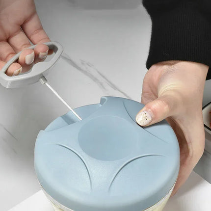500/900ML Garlic Chopper Manual Garlic Press Food Vegetables Cutter Meat Grinders Kitchen Gadgets Hand Mincer Garlic Masher