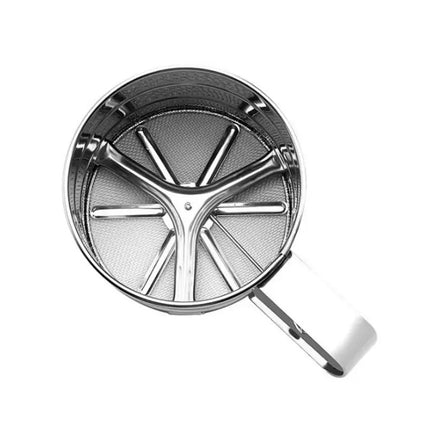 1 Pcs Hand-held Small Flour Sieve Baking Utensils Stainless Steel Hand-held Flour Sieve Cup Stainless Steel Powder Sieve