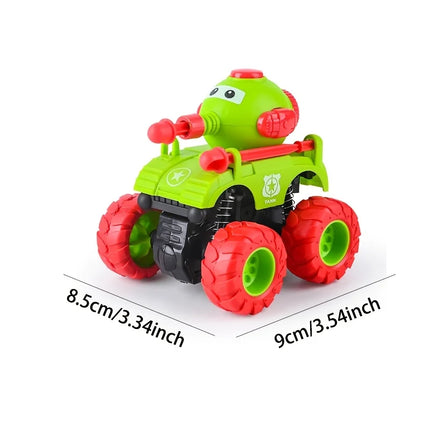 360 ° stunt rotating off-road toy, durable and impact resistant, bi-directional friction driven truck, suitable for children