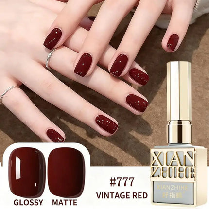 Autumn Winter Chocolate Brown Nail Polish Gel Maillard Caramel Color Gel Nail Supplies for Professional Nail Art DIY Nail Salon