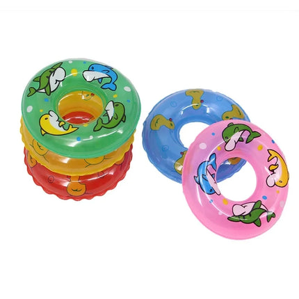 5-30Pcs Mini Swimming Buoy Ring Toys Mix Styles Summer Bathing Float Lifebelt Dollhouse Accessories for Doll Kids Gift Furniture