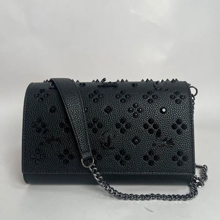 Women's Rivet Crossbody Bag - Mini Square Shoulder Wallet / Women's Rivet Crossbody Bag - Mini Square Wallet