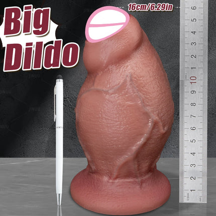 3Sizes Realistic Anal Dildo Thick Huge Penis Suction Cup Anal Sex Toys For Woman Vagina Adult Masturbator Cock Big Dick buttplug