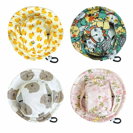 High-quality Adjustable Pet Sun Hat Cat Dog Breathable Dog Sunshade Hats Outdoor Travel Pet Fisherman Hat