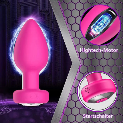 APP Remote Anal Vibrator Male Prostate Massager Wireless Control Butt Plug Female Vagina Stimulator Adult Sex Toys for Women Ga