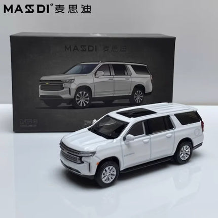 MASSDI 1/64 scale  Suburban alloy SUV car model Adult boy toys Collectibles Souvenirs Gifts Static finished ornaments