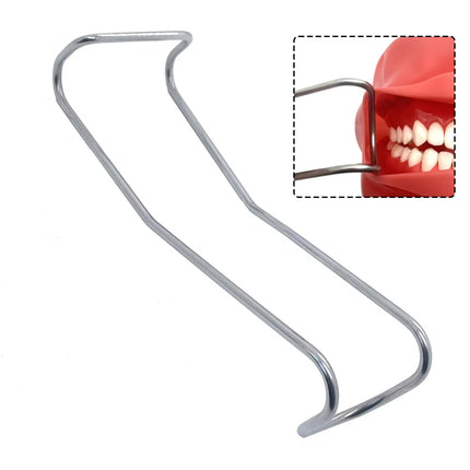 2pcs Autoclavable Dental Mouth Retractor, Stainless Steel Cheek Lip Retractor for Dental Implant Surgery & Orthodontic Tools